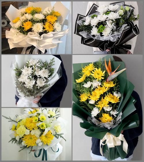 贵州毕节市黔西县杜鹃街道育才社区白事花束代送